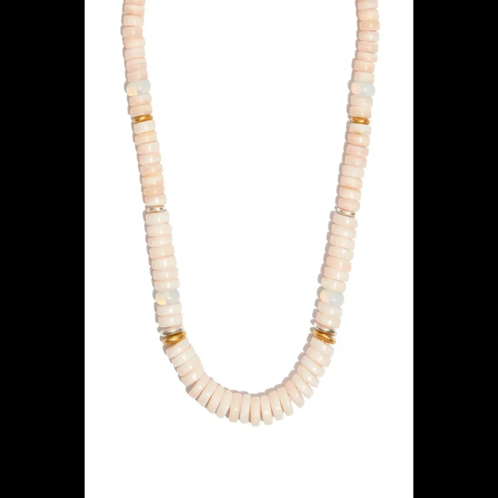 Mother-of-Pearl Beaded Necklace
MADEWELL NEW - Picture 1 of 5